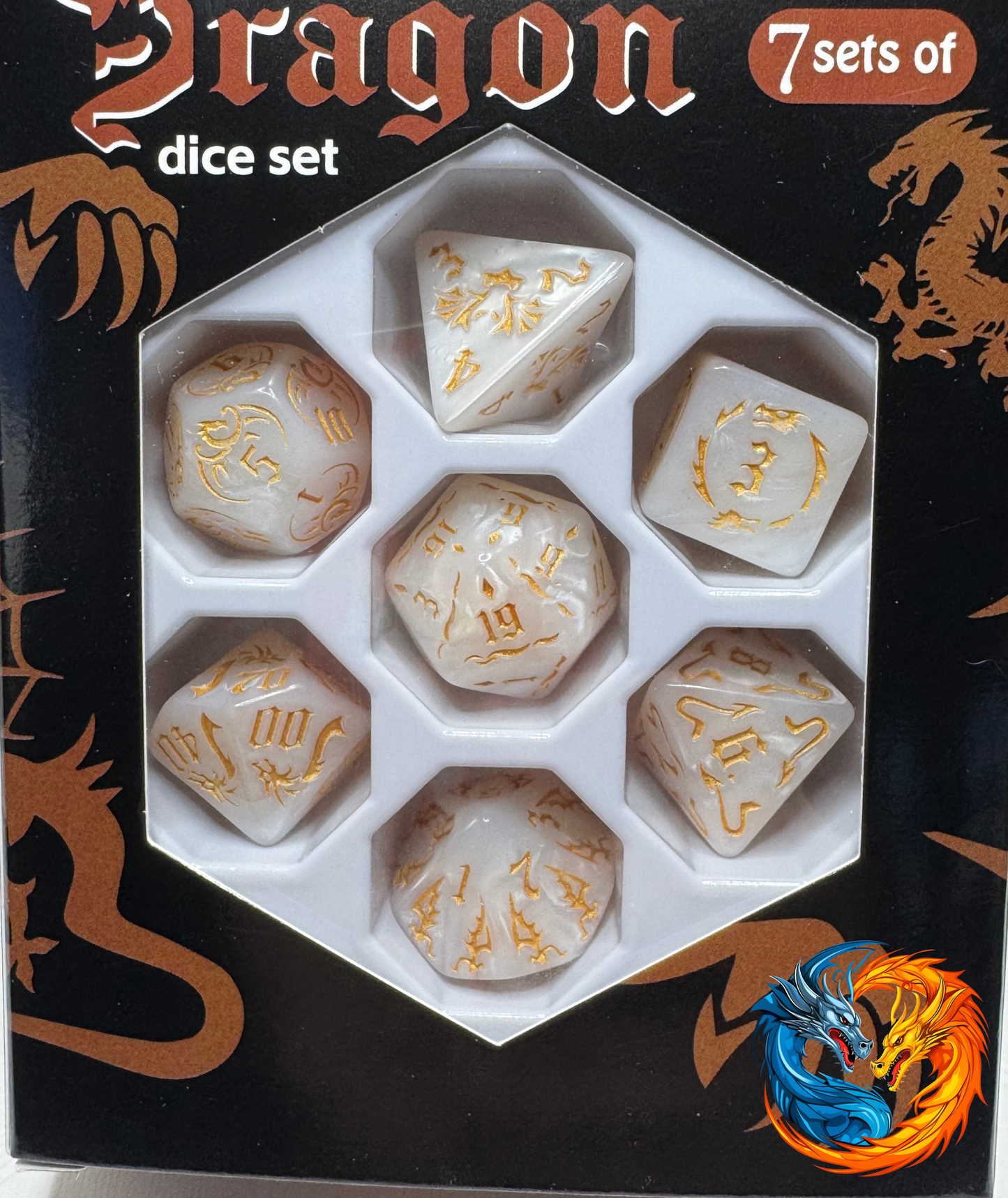 Flying Dragon Dice (Various Colours)