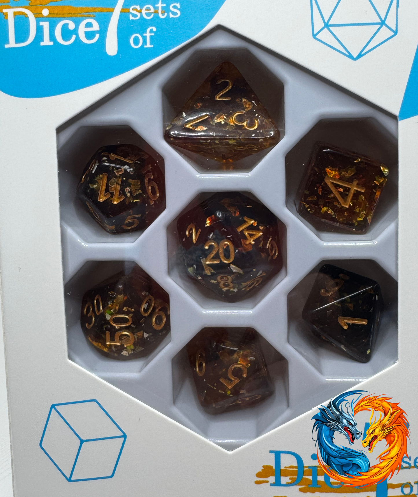 Glitter Dice (Various Colours)