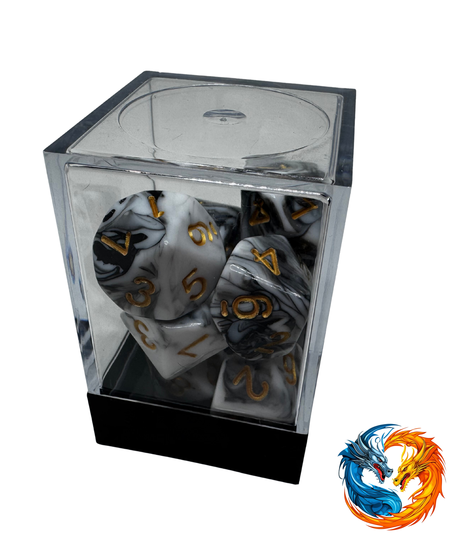 Dice D10 box (various colours)