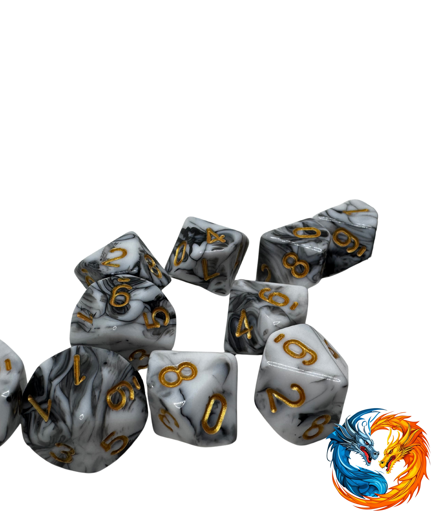 Dice D10 box (various colours)