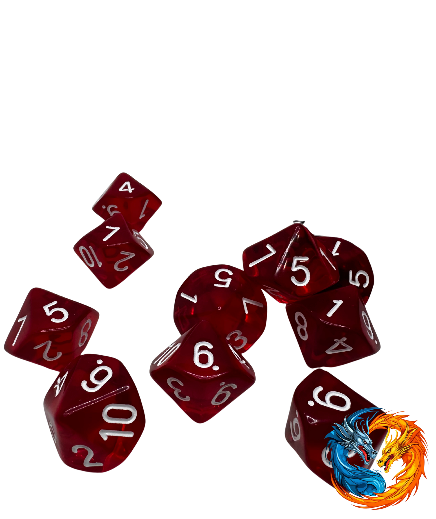 Dice D10 box (various colours)