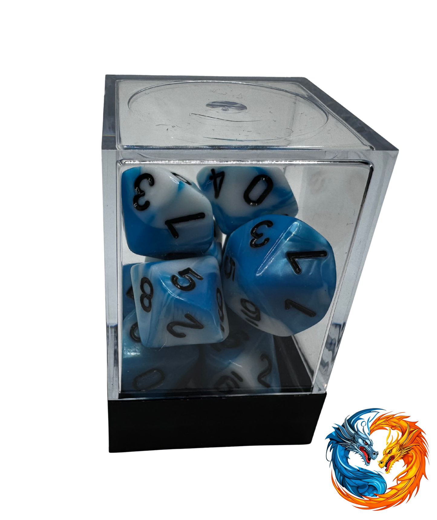 Dice D10 box (various colours)