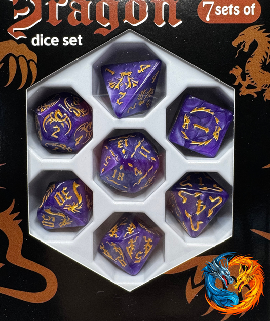 Flying Dragon Dice (Various Colours)