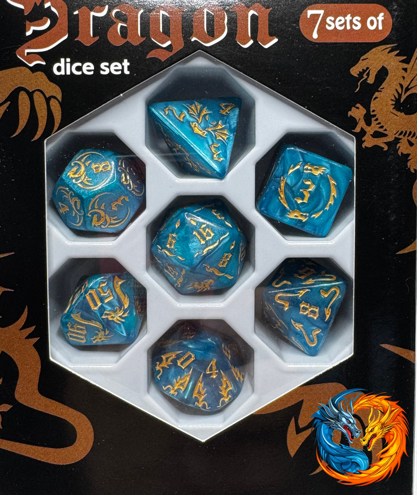 Flying Dragon Dice (Various Colours)