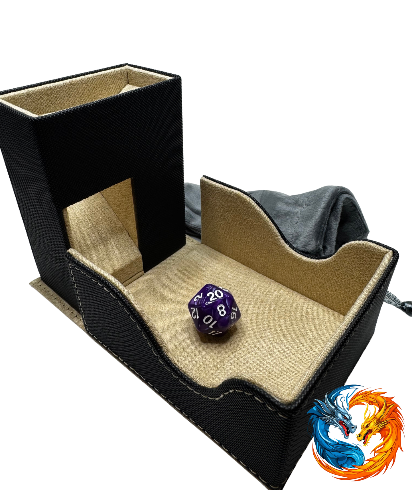 Leather Folding Dice Tower (Various Colours)