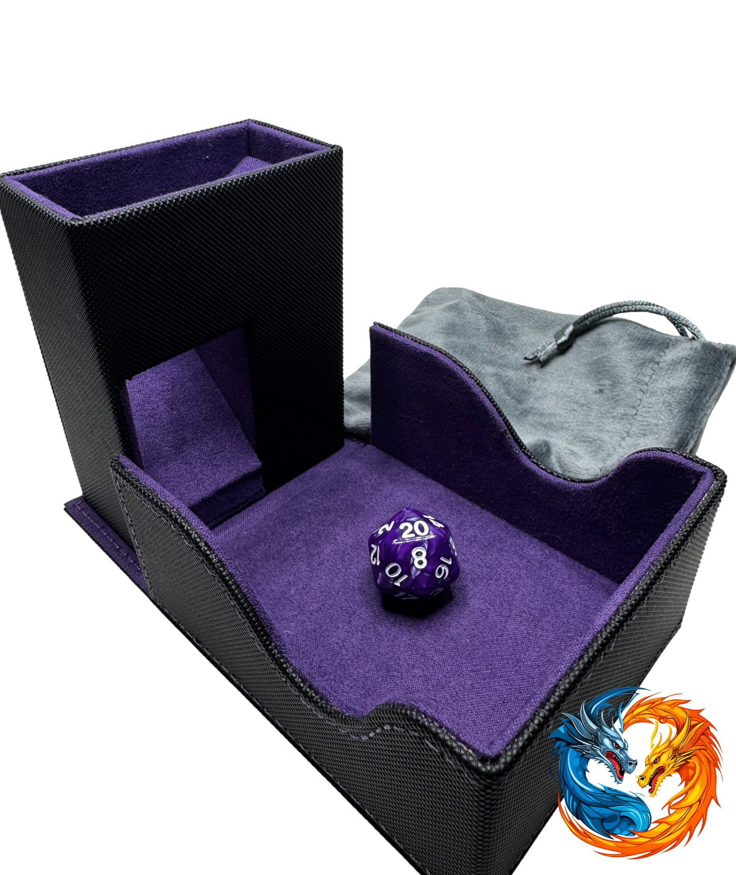 Leather Folding Dice Tower (Various Colours)