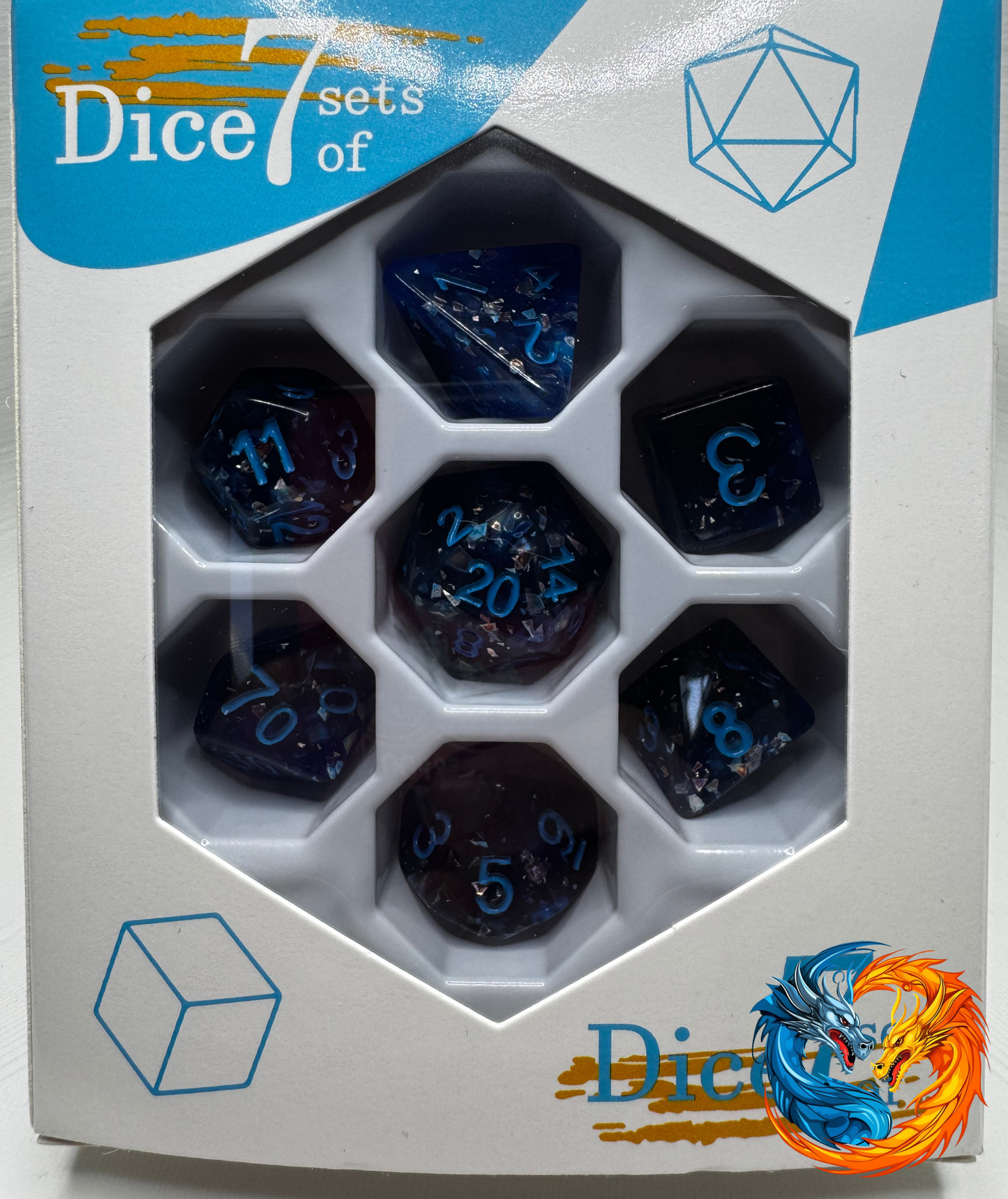 Glitter Dice (Various Colours)