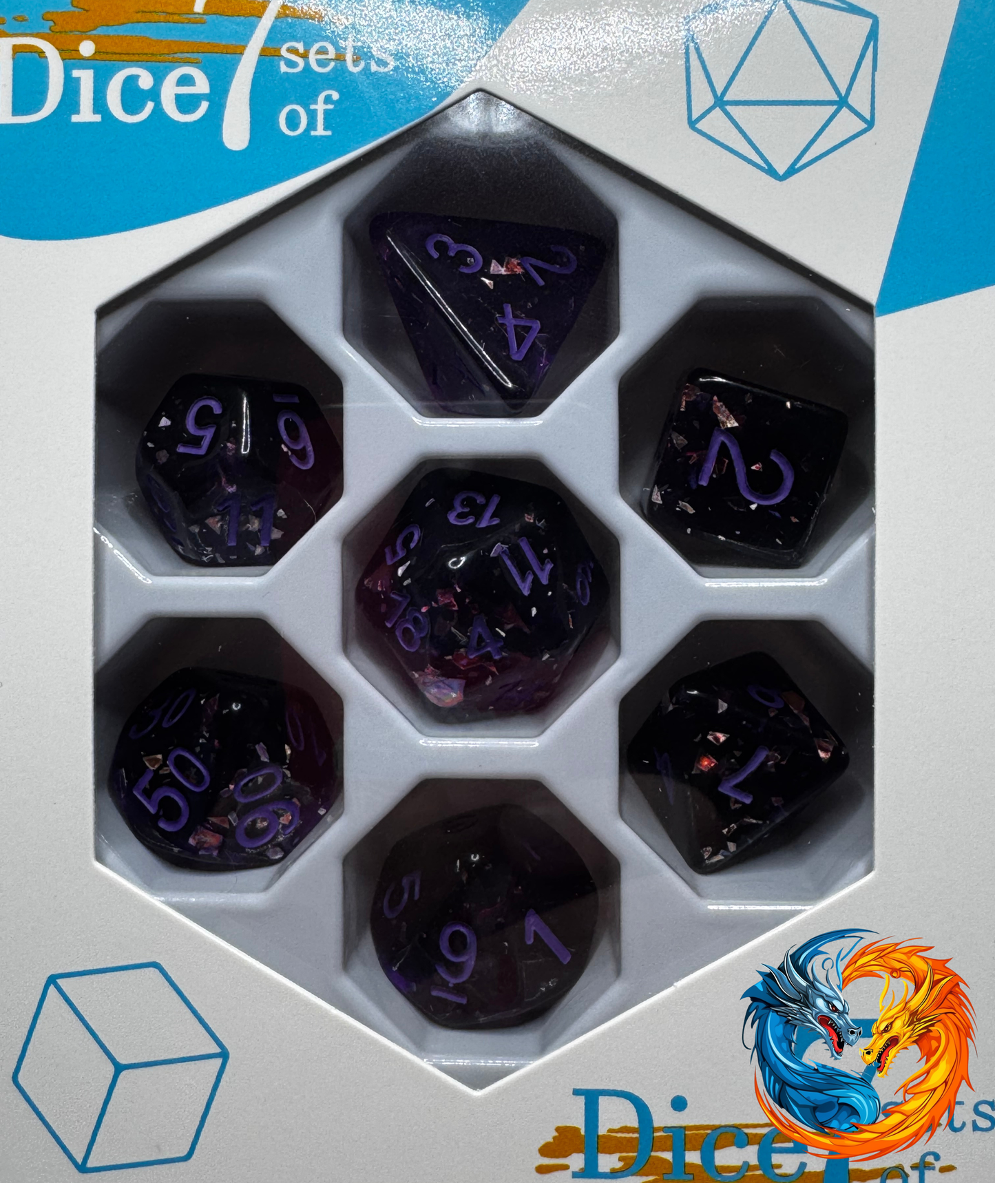 Glitter Dice (Various Colours)