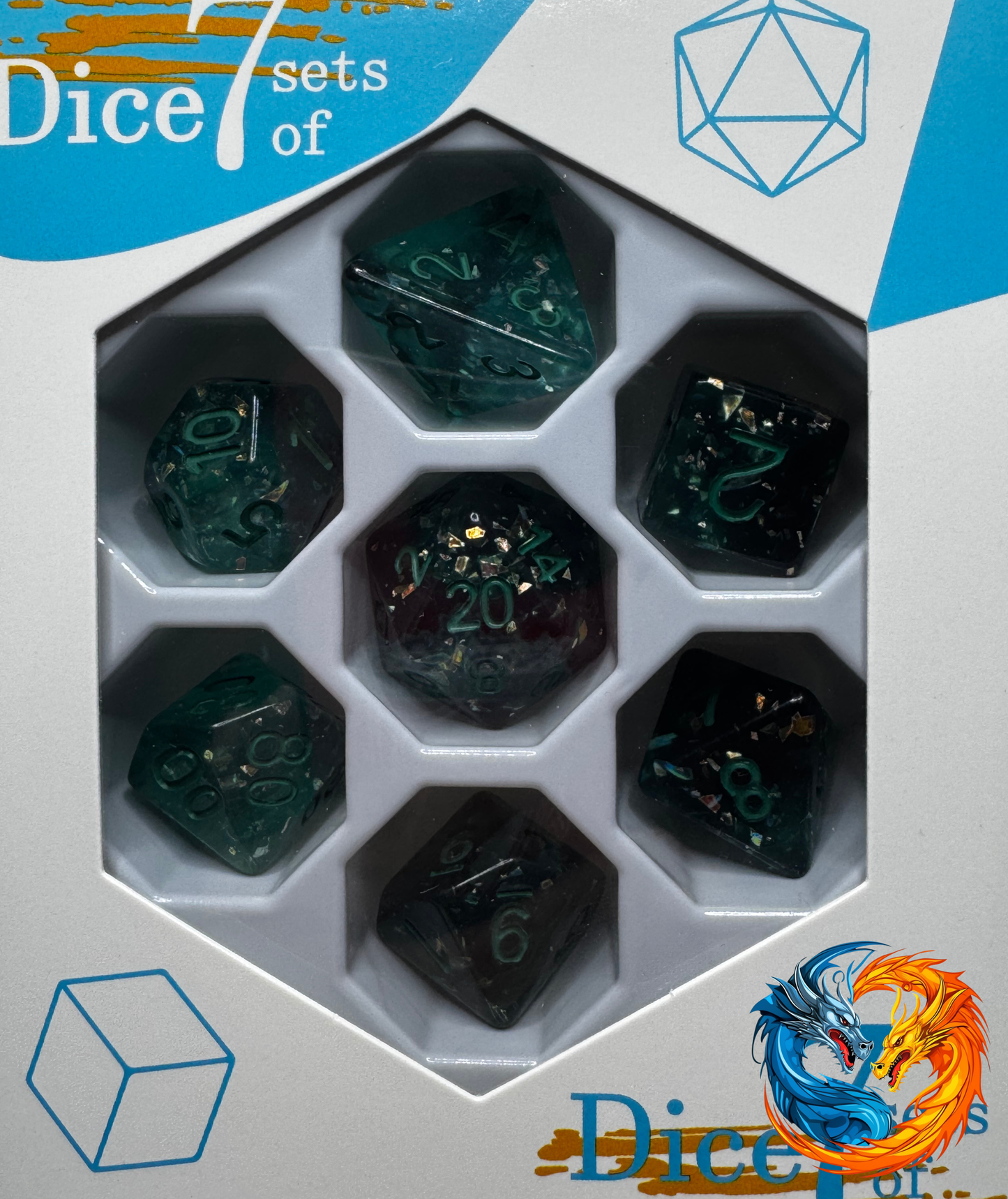 Glitter Dice (Various Colours)