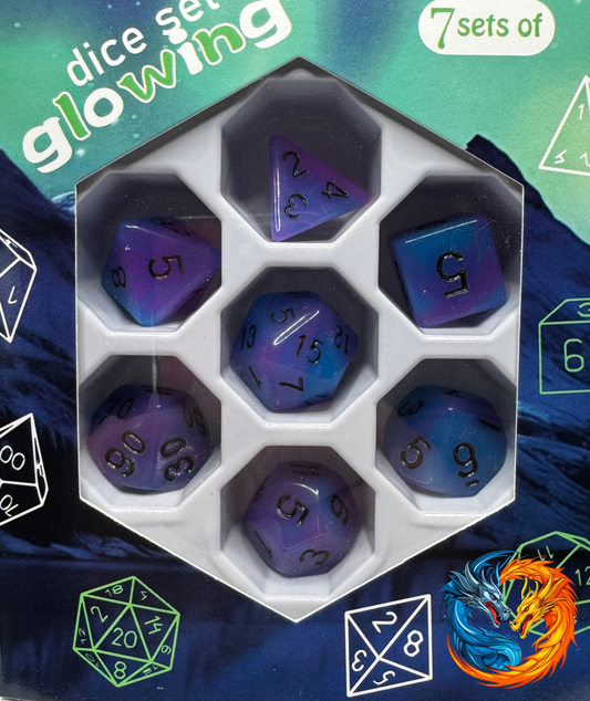 Dice - Glow (various colours available)